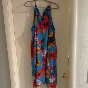 Mlle Gabrielle Blue Floral Dress